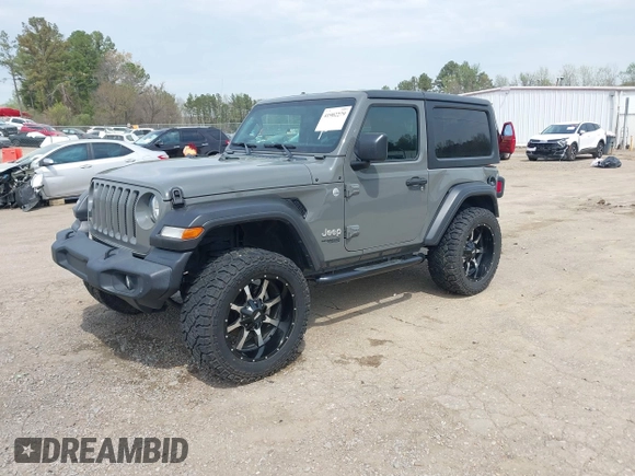 2021 Jeep Wrangler Sport z VIN 1C4GJXAN3MW550665, wystawiony jako IAAI lot #41902279 z przebiegiem 32 250 mil mil oraz . Historia ofert i sprzedaży dostępna na DreamBid. Obrazek 17.
