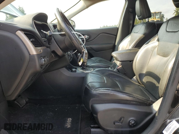 2014 Jeep Cherokee Limited with VIN 1C4PJMDS7EW291342, listed as a Copart auction lot 61446225 with 123,792 mi miles and Salvage title. Bid and sale history available at DreamBid. Image 7.