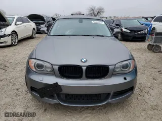 2011 BMW 1 Series 135i with VIN WBAUC9C56BVM09594, listed as a Copart auction lot 44166375 with 0 mi miles and Salvage Title. Bid and sale history available at carsss.com. Image 5.