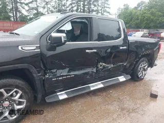 2024 GMC Sierra 1500 SLT with VIN 3GTUUDED6RG275549, listed as a IAAI auction lot 42481593 with 6,174 mi miles and . Bid and sale history available at DreamBid. Image 6.