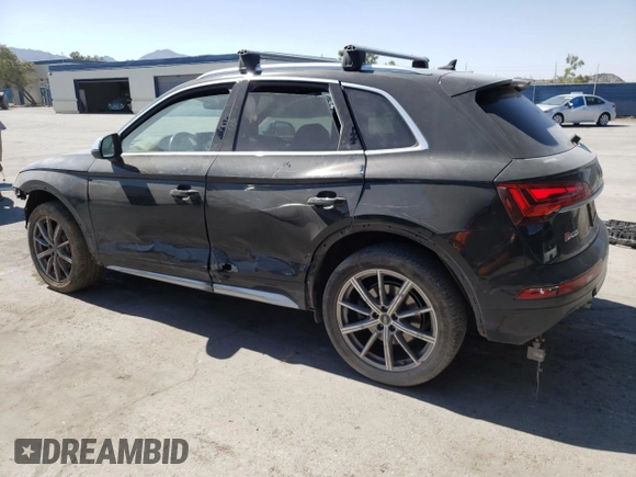 2021 Audi SQ5 Premium Plus with VIN WA1B4AFY7M2035672, listed as a Copart auction lot 59322024 with 25,217 mi miles and Salvage Title. Bid and sale history available at DreamBid. Image 2.