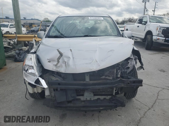2010 Nissan Versa S with VIN 3N1BC1AP2AL382265, listed as a Copart auction lot 51598365 with 354,098 mi miles and Salvage Title. Bid and sale history available at DreamBid. Image 5.