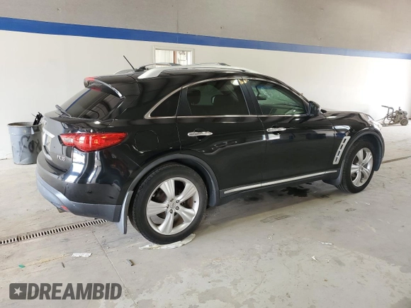 2010 Infiniti FX with VIN JN8AS1MW9AM850436, listed as a Copart auction lot 60879665 with 162,200 mi miles and Salvage title. Bid and sale history available at DreamBid. Image 3.