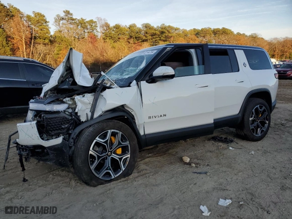 2023 Rivian R1S Adventure with VIN 7PDSGABA5PN019682, listed as a Copart auction lot 82144754 with 0 mi miles and Salvage Title. Bid and sale history available at carsss.com. Image 1.