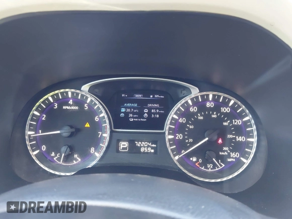 2018 Infiniti QX60 with VIN 5N1DL0MN2JC515852, listed as a IAAI auction lot 42174867 with 72,204 mi miles and . Bid and sale history available at DreamBid. Image 7.