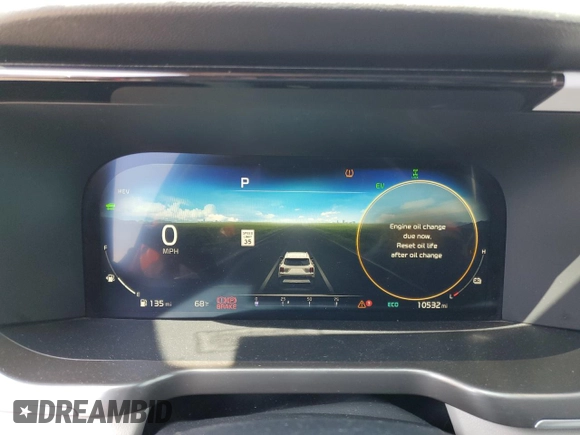 2023 Kia Sorento SX Prestige with VIN KNDRMDLH2P5158776, listed as a Copart auction lot 55554775 with 10,532 mi miles and Salvage title. Bid and sale history available at DreamBid. Image 9.