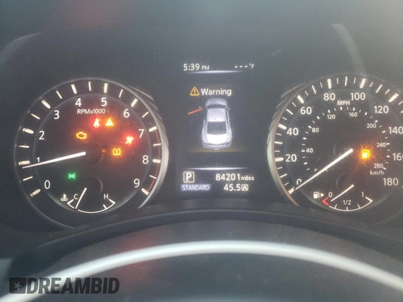 2022 Infiniti Q60 PURE with VIN JN1EV7JK6NM600315, listed as a Copart auction lot 79694504 with 84,201 mi miles and Salvage title. Bid and sale history available at DreamBid. Image 9.