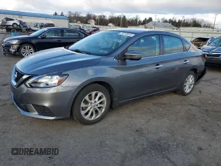 2019 Nissan Sentra S z VIN 3N1AB7AP0KY293395, wystawiony jako Copart lot #41474235 z przebiegiem 86 335 mil mil oraz Szkoda całkowita • Salvage title. Historia ofert i sprzedaży dostępna na DreamBid. Obrazek 1.