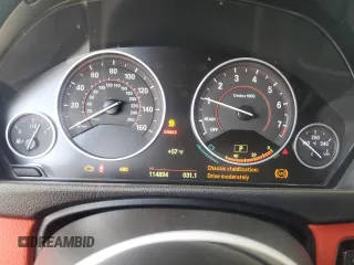 2015 BMW 4 Series 435i with VIN WBA3R1C51FK194208, listed as a Copart auction lot 50920225 with 114,894 mi miles and Salvage title. Bid and sale history available at DreamBid. Image 9.