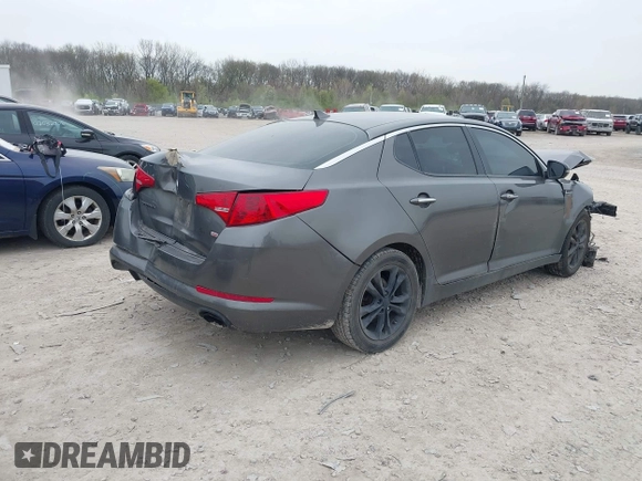 2013 Kia Optima EX with VIN 5XXGN4A76DG168748, listed as a IAAI auction lot 42026103 with 179,142 mi miles. Bid and sale history available at carsss.com. Image 4.