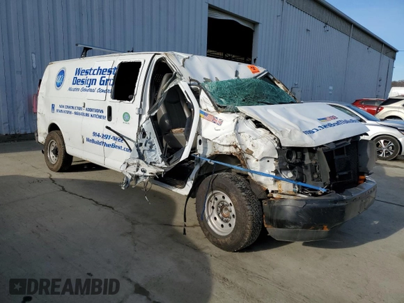 2006 GMC Savana z VIN 1GTHG392961133086, wystawiony jako Copart lot #47262945 z przebiegiem Nie podano mil oraz Szkoda całkowita • Salvage title. Historia ofert i sprzedaży dostępna na DreamBid. Obrazek 4.