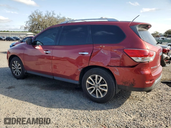 2015 Nissan Pathfinder SV with VIN 5N1AR2MN3FC705681, listed as a Copart auction lot 52330535 with 151,673 mi miles and Salvage Title. Bid and sale history available at carsss.com. Image 2.
