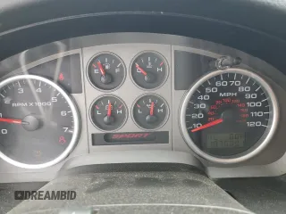 2008 Ford F-150 XL with VIN 1FTPX12V38KC55492, listed as a Copart auction lot 58162545 with 197,589 mi miles and Salvage title. Bid and sale history available at DreamBid. Image 9.
