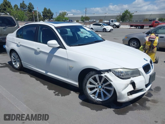 2011 BMW 3 Series 328i with VIN WBAPH5C52BA442302, listed as a IAAI auction lot 42120871 with 96,254 mi miles and . Bid and sale history available at carsss.com. Image 1.