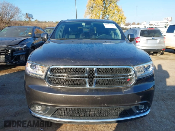 2015 Dodge Durango Limited with VIN 1C4RDHDG1FC800928, listed as a IAAI auction lot 41006287 with 48,008 mi miles and . Bid and sale history available at carsss.com. Image 12.