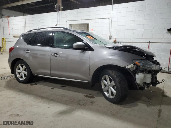 2009 Nissan Murano S with VIN JN8AZ18W49W159353, listed as a Copart auction lot 85273114 with 121,820 mi miles and Salvage Title. Bid and sale history available at carsss.com. Image 4.