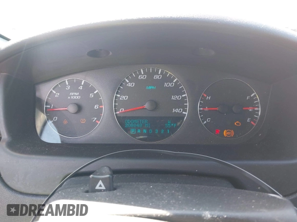 2007 Chevrolet Impala LTZ with VIN 2G1WU58R979118555, listed as a IAAI auction lot 42077796 with 208,848 mi miles and . Bid and sale history available at DreamBid. Image 7.