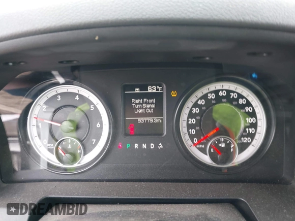 2014 Ram 1500 Tradesman with VIN 1C6RR7KG4ES323888, listed as a IAAI auction lot 41975474 with 93,779 mi miles and . Bid and sale history available at DreamBid. Image 7.