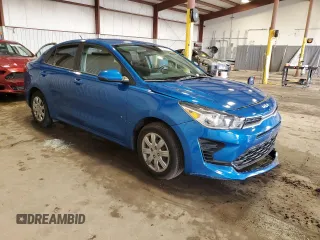 2022 Kia Rio S with VIN 3KPA24AD4NE452586, listed as a Copart auction lot 51971615 with 59,602 mi miles and Salvage Title. Bid and sale history available at carsss.com. Image 4.