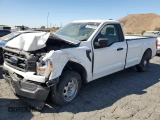 2021 Ford F-150 XL with VIN 1FTMF1CB8MKE95769, listed as a Copart auction lot 67238854 with 57,462 mi miles and Salvage title. Bid and sale history available at DreamBid. Image 1.