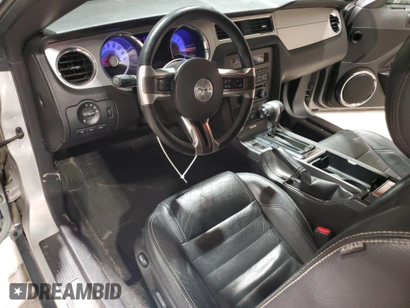 2012 Ford Mustang Premium with VIN 1ZVBP8AM3C5252575, listed as a Copart auction lot 45292005 with 116,816 mi miles and Salvage title. Bid and sale history available at DreamBid. Image 8.