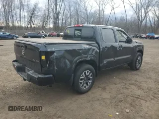2022 Nissan Frontier SV with VIN 1N6ED1EKXNN688414, listed as a Copart auction lot 48594735 with 47,123 mi miles and Salvage title. Bid and sale history available at DreamBid. Image 3.