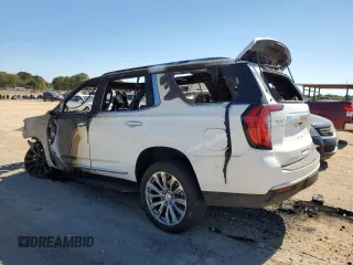 2023 GMC Yukon Denali with VIN 1GKS2DKT3PR510242, listed as a Copart auction lot 75384364 with 0 mi miles and Salvage Title. Bid and sale history available at carsss.com. Image 2.