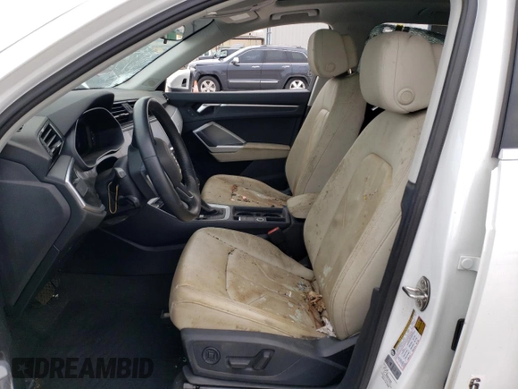 2020 Audi Q3 S line Premium with VIN WA1DECF39L1011285, listed as a Copart auction lot 36821583 with 42,252 mi miles. Bid and sale history available at carsss.com. Image 7.