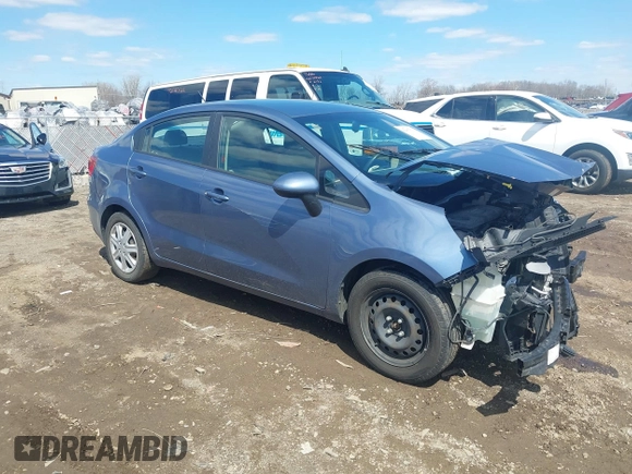 2016 Kia Rio LX with VIN KNADM4A34G6643199, listed as a IAAI auction lot 42003014 with 97,376 mi miles and . Bid and sale history available at DreamBid. Image 1.