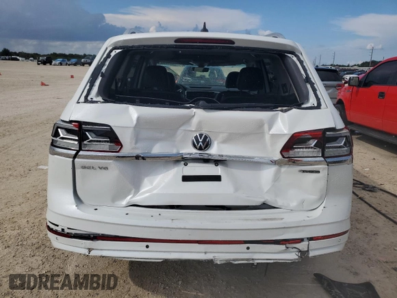 2023 Volkswagen Atlas SEL Premium R-Line with VIN 1V2FR2CA4PC520760, listed as a Copart auction lot 71956294 with 31,164 mi miles and Salvage title. Bid and sale history available at DreamBid. Image 6.