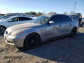 2007 BMW 5 Series 550i with VIN WBANB53507CP06492, listed as a Copart auction lot 44062275 with 143,030 mi miles and Clean Title. Bid and sale history available at carsss.com. Image 1.