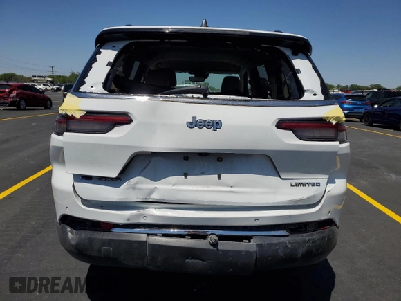 2021 Jeep Grand Cherokee Limited with VIN 1C4RJKBG5M8194882, listed as a Copart auction lot 58395065 with 76,633 mi miles and Salvage title. Bid and sale history available at DreamBid. Image 6.