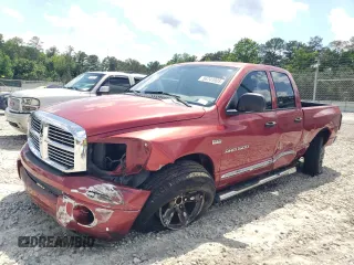 2007 Dodge 1500 SLT with VIN 1D7HA18297J564512, listed as a Copart auction lot 56741925 with 181,235 mi miles and Salvage title. Bid and sale history available at DreamBid. Image 1.
