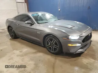 2022 Ford Mustang GT with VIN 1FA6P8CF5N5130604, listed as a Copart auction lot 48962905 with 19,476 mi miles and Clean Title. Bid and sale history available at carsss.com. Image 4.