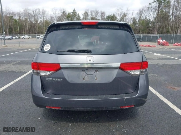 2016 Honda Odyssey EX-L with VIN 5FNRL5H69GB001762, listed as a IAAI auction lot 41941004 with NaN miles. Bid and sale history available at carsss.com. Image 16.