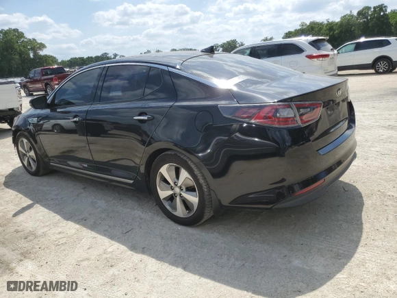 2014 Kia Optima Hybrid EX with VIN KNAGN4AD5E5065426, listed as a Copart auction lot 54259535 with 123,150 mi miles and Salvage Title. Bid and sale history available at carsss.com. Image 2.