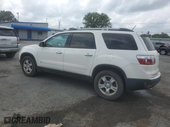 2010 GMC Acadia SL with VIN 1GKLRKED2AJ163582, listed as a Copart auction lot 54857135 with 72,161 mi miles and Salvage title. Bid and sale history available at DreamBid. Image 2.