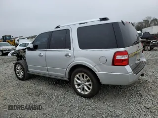 2015 Ford Expedition Limited with VIN 1FMJU1KT4FEF08033, listed as a Copart auction lot 86744224 with 152,775 mi miles and Salvage title. Bid and sale history available at DreamBid. Image 2.