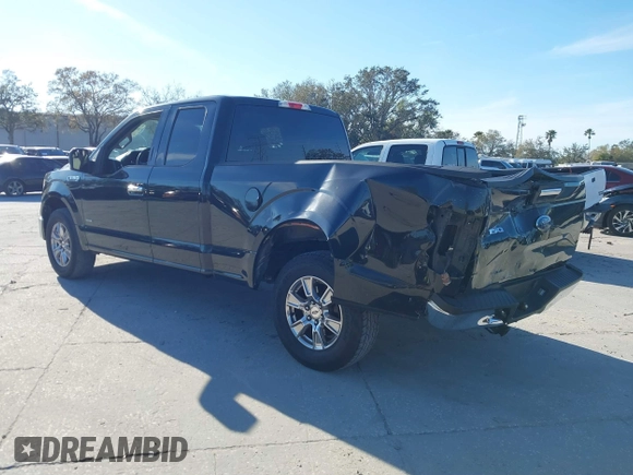2015 Ford F-150 XL with VIN 1FTEX1CP0FFC11821, listed as a IAAI auction lot 41653603 with 182,192 mi miles. Bid and sale history available at carsss.com. Image 3.
