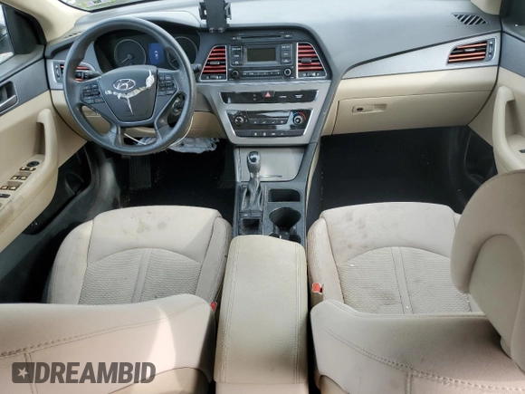 2017 Hyundai Sonata 2.4L with VIN 5NPE24AF0HH591939, listed as a Copart auction lot 54394845 with 102,721 mi miles and Clean Title. Bid and sale history available at carsss.com. Image 8.