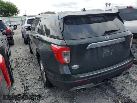2022 Ford Explorer King Ranch with VIN 1FM5K7LC4NGC46302, listed as a Copart auction lot 49409195 with 33,300 mi miles and Salvage Title. Bid and sale history available at carsss.com. Image 2.