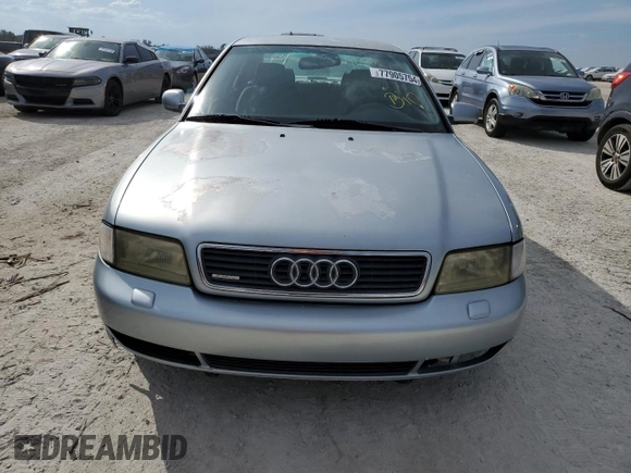 1998 Audi A4 with VIN WAUED28D7WA102408, listed as a Copart auction lot 77905754 with Not provided miles and Non repairable. Bid and sale history available at DreamBid. Image 5.