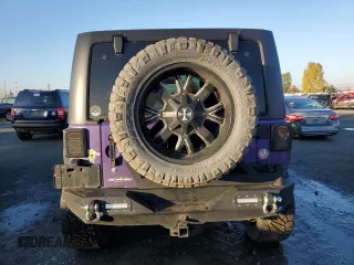 2018 Jeep Wrangler JK Unlimited Sport S with VIN 1C4HJWDG3JL921090, listed as a Copart auction lot 79042974 with 0 mi miles and Salvage Title. Bid and sale history available at carsss.com. Image 6.