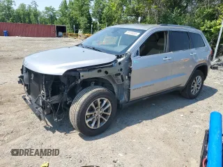 2016 Jeep Grand Cherokee Limited z VIN 1C4RJFBGXGC417894, wystawiony jako Copart lot #59185085 z przebiegiem 216 683 mil mil oraz Szkoda całkowita • Salvage title. Historia ofert i sprzedaży dostępna na DreamBid. Obrazek 1.