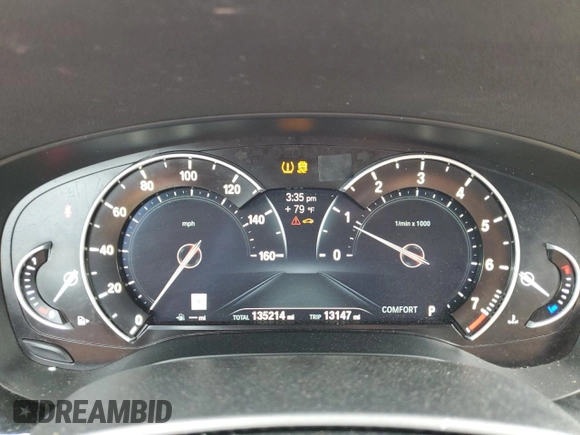 2018 BMW 5 Series 530i with VIN WBAJA5C53JWA36897, listed as a Copart auction lot 51433675 with 135,214 mi miles and Clean Title. Bid and sale history available at DreamBid. Image 9.