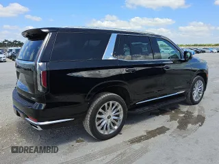 2023 Cadillac Escalade 4WD Premium Luxury z VIN 1GYS4BKL7PR332923, wystawiony jako Copart lot #57442025 z przebiegiem 56 886 mil mil oraz Tytuł czysty. Historia ofert i sprzedaży dostępna na DreamBid. Obrazek 3.