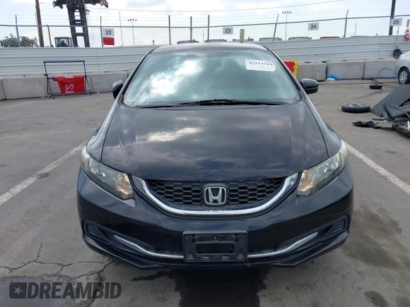 2014 Honda Civic Sedan LX with VIN 19XFB2F57EE253852, listed as a IAAI auction lot 42115504 with 83,599 mi miles. Bid and sale history available at carsss.com. Image 13.
