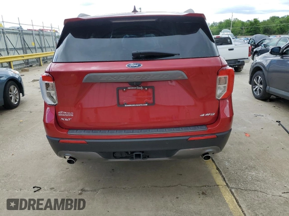 2022 Ford Explorer XLT z VIN 1FMSK8DHXNGA46673, wystawiony jako Copart lot #56525165 z przebiegiem 83 017 mil mil oraz Szkoda całkowita • Salvage title. Historia ofert i sprzedaży dostępna na DreamBid. Obrazek 6.