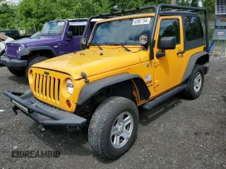 2012 Jeep Wrangler Sport with VIN 1C4AJWAG6CL247929, listed as a Copart auction lot 58942515 with 113,833 mi miles and Salvage title. Bid and sale history available at DreamBid. Image 1.