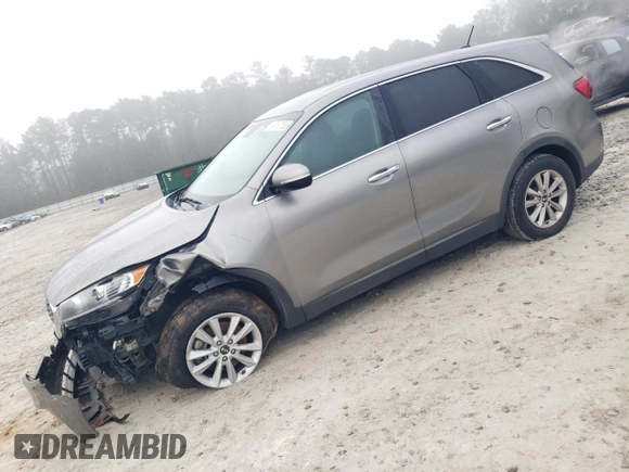 2019 Kia Sorento S V6 with VIN 5XYPG4A53KG491429, listed as a Copart auction lot 49137655 with 138,492 mi miles and Salvage Title. Bid and sale history available at carsss.com. Image 1.
